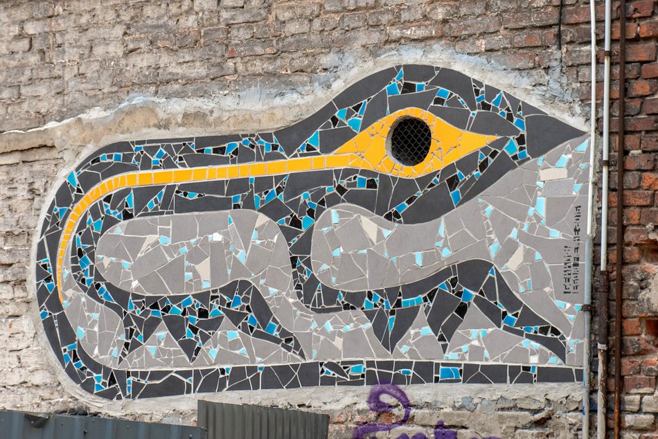 Mozaika Gekon z Traugutta