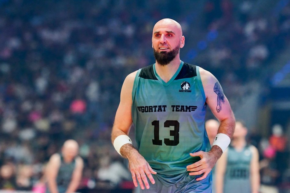 Łódź. Mecz Gortat Team vs NATO Team