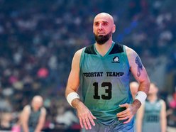 Łódź. Mecz Gortat Team vs NATO Team