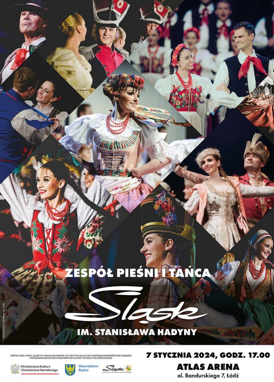 plakat zapraszający na wydarzenie taneczne