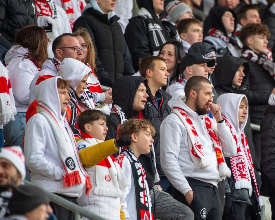 Kibice na meczu ŁKS Łódź kontra Bruk-Bet Termalica Nieciecza. Byłeś? Odszukaj się w galerii