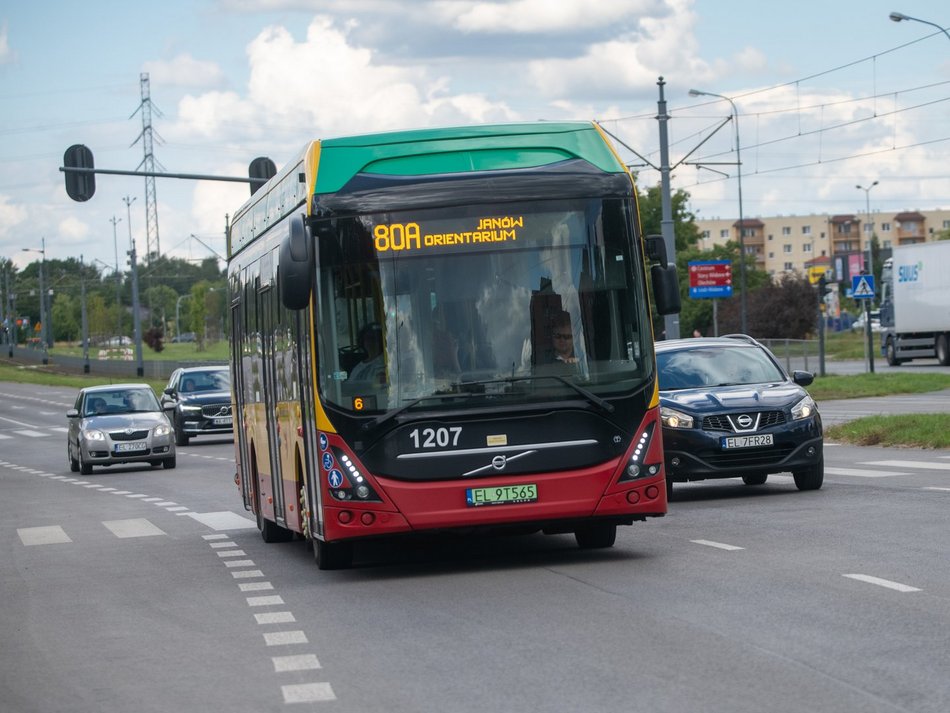 Łódź. Autobusy elektryczne MPK Łódź