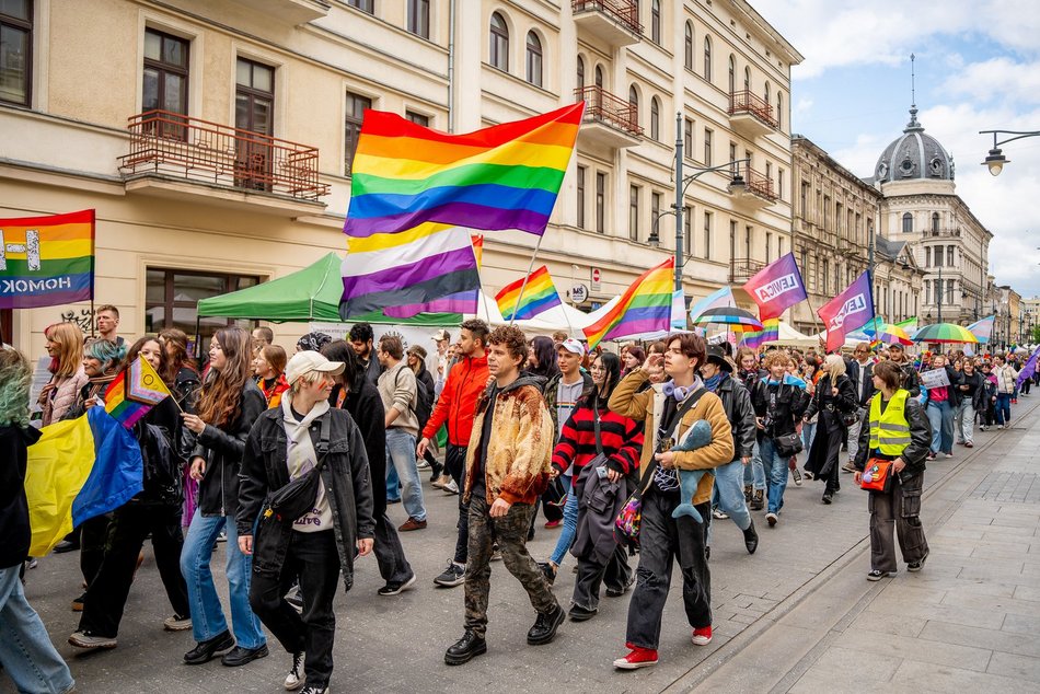Łódź. Marsz Równości Łódź 2025 przeszedł ulicami miasta. Moc pozytywnej energii!