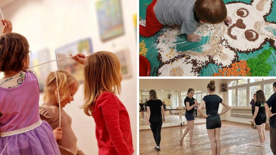 Łódź. Zajęcia dla dzieci w Miejskiej Strefie Kultury w Łodzi. Zabawy sensoryczne, taniec, ceramika i więcej