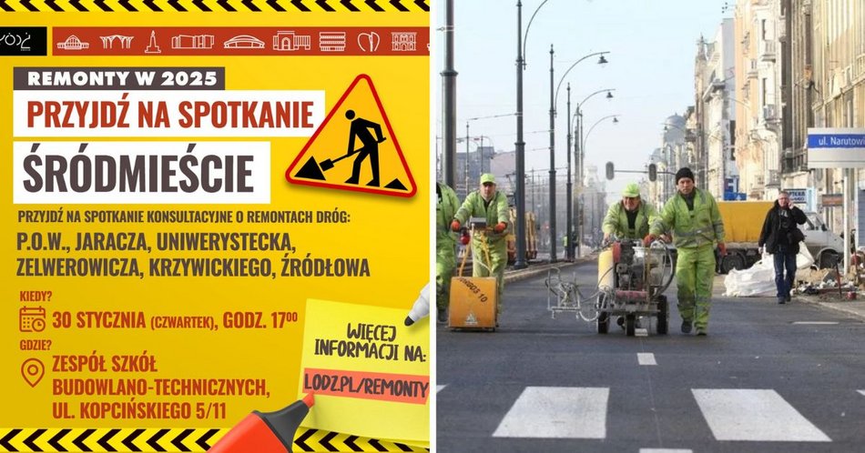 Łódź. Konsultacje o remontach w 2025 roku