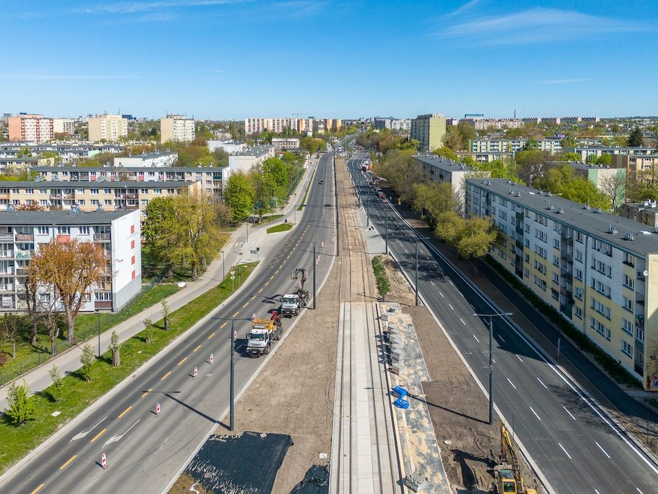 Łódź. Remont Śmigłego-Rydza w Łodzi. Kiedy w pełni otworzą ulicę dla ruchu?