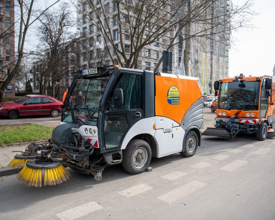 Na łódzkie ulice wyjechały nowe mechaniczne zamiatarki