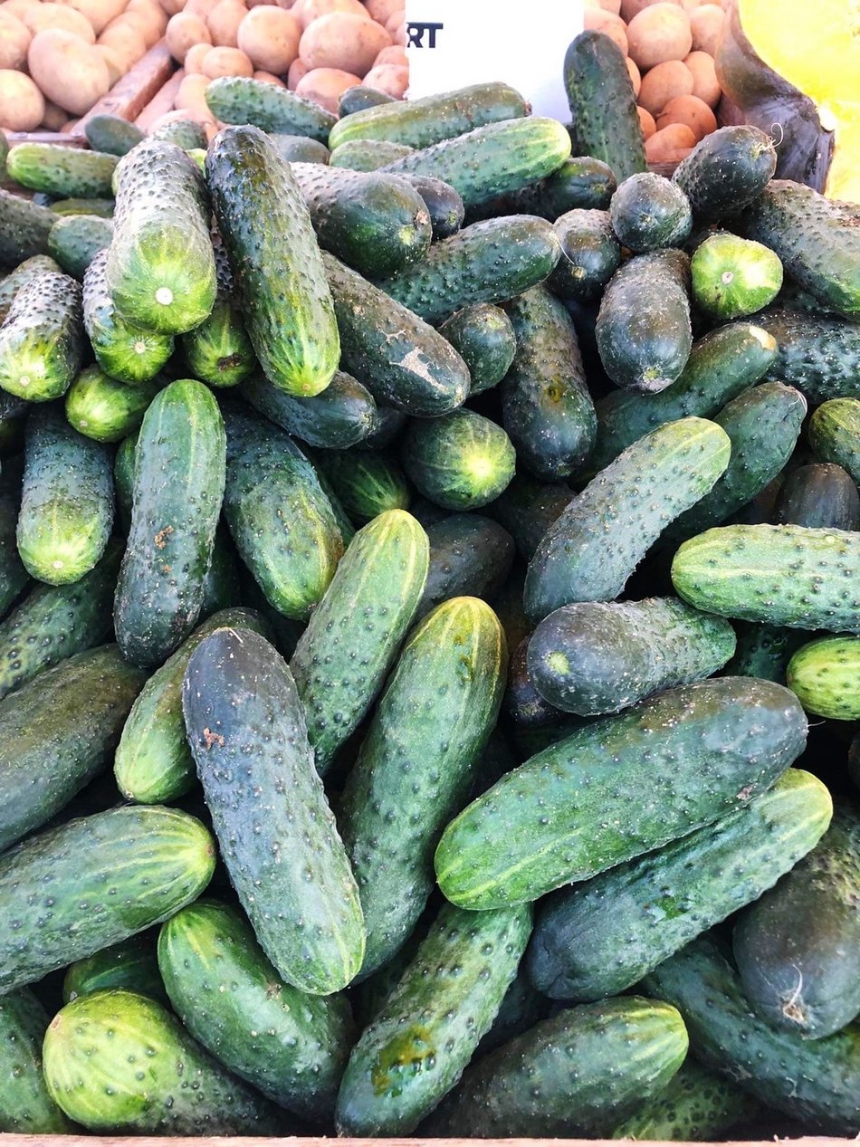 Rynek Bałucki Łódź - ogórki