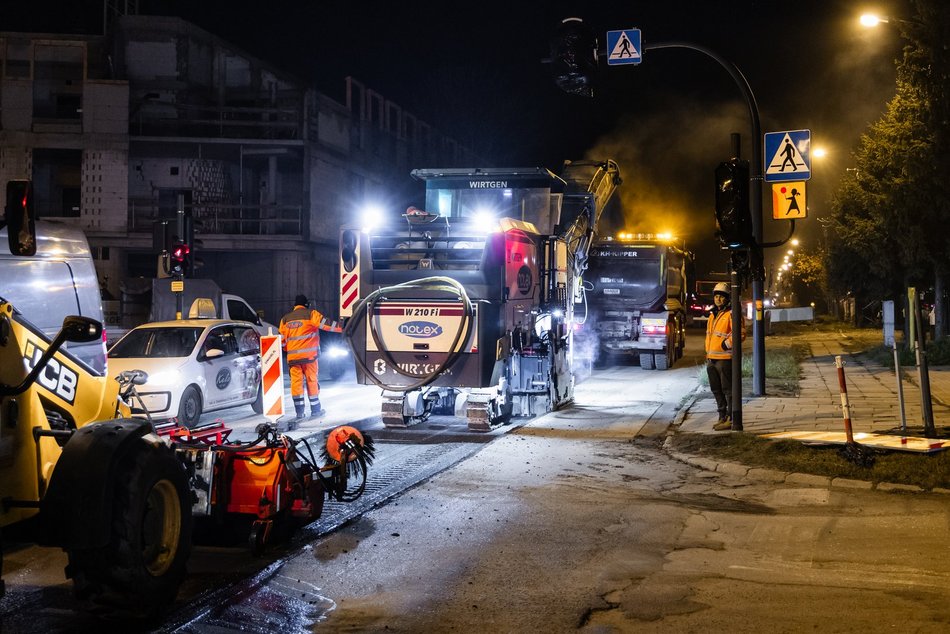 Łódź. Remont Brzezińskiej w Łodzi. Drogowcy będą pracować również w nocy!