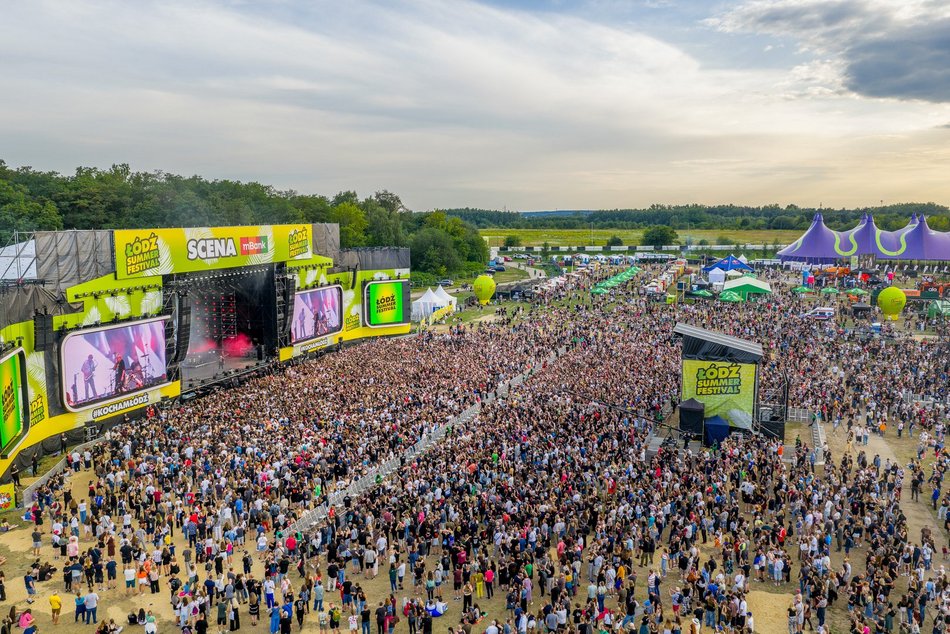 Łódź Summer Festival 2025 z lotu ptaka! Zobacz te spektakularne kadry!