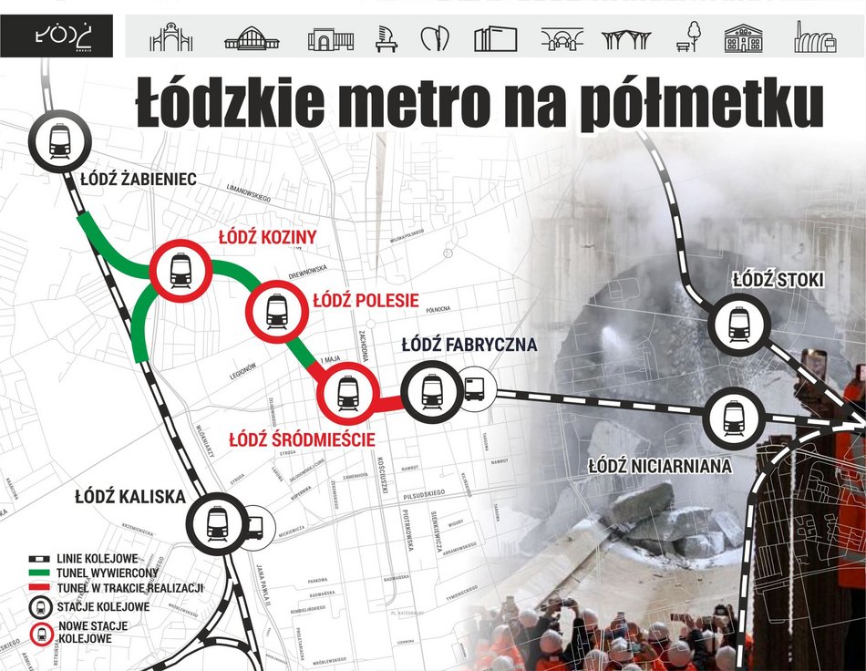 Tunel pod Łodzią. Tarcza Faustyna skończyła drążyć!