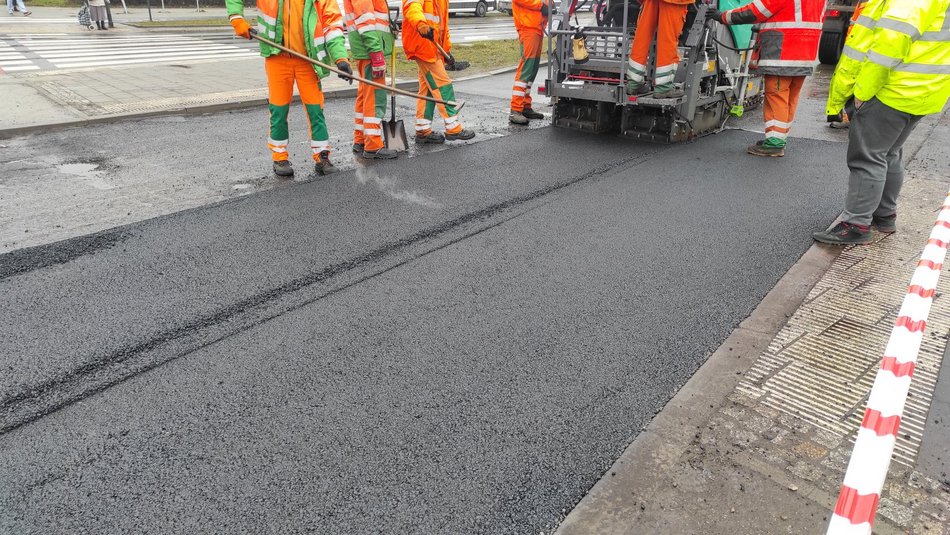 Remont drogi na ul. Aleksandrowskiej