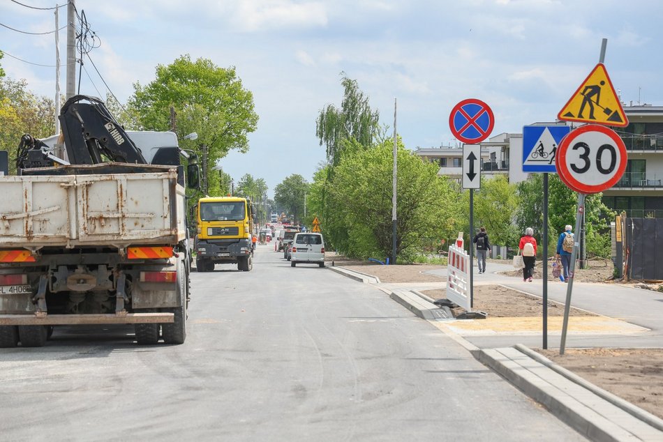 Remont Zakładowej w Łodzi. Otwarcie od Hetmańskiej do Transmisyjnej