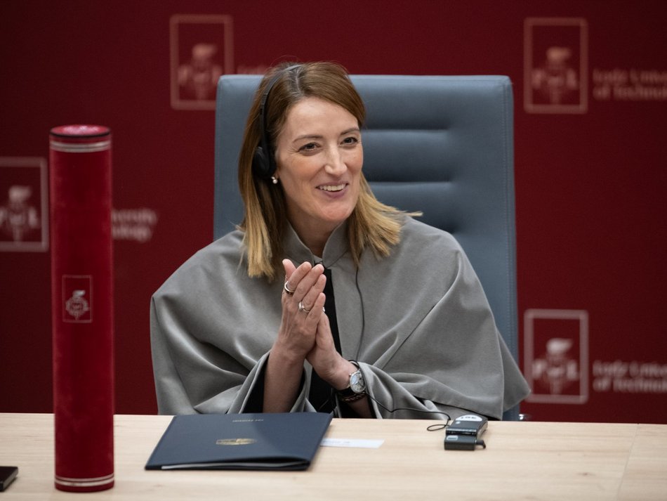 Roberta Metsola uhonorowana doktoratem honoris causa Politechniki Łódzkiej