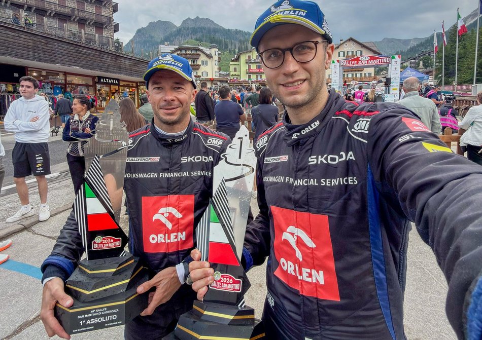 Łódź. Miko Marczyk wygrywa Rajd San Martino! Udany test i historyczny triumf we Włoszech