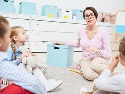 Łódź. Psycholog z dziećmi