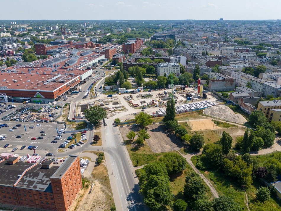 Tunel średnicowy pod Łodzią - plac budowy