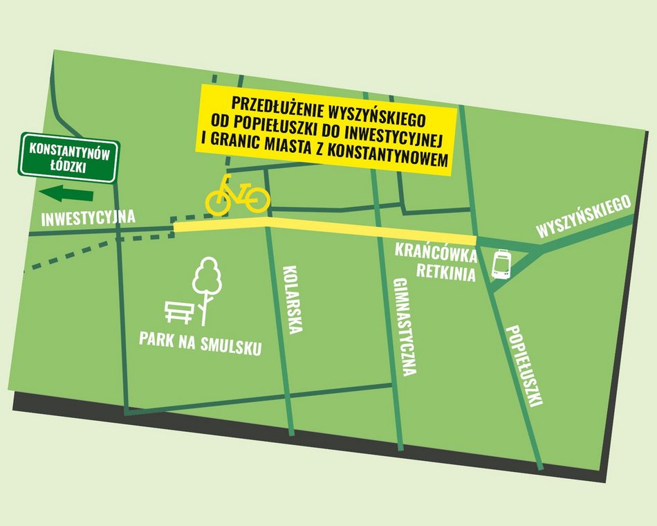 Łódź. drogi rowerowe