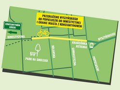 Łódź. drogi rowerowe