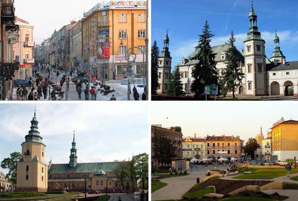 widok na miasto w Polsce