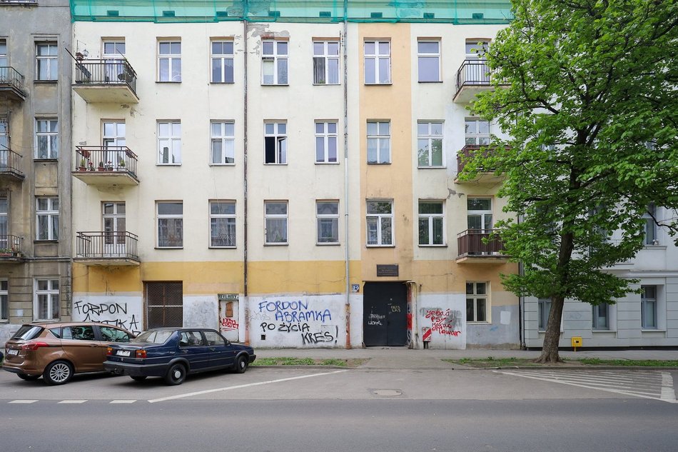 Łódź. Kamienica przy ul. Abramowskiego 29