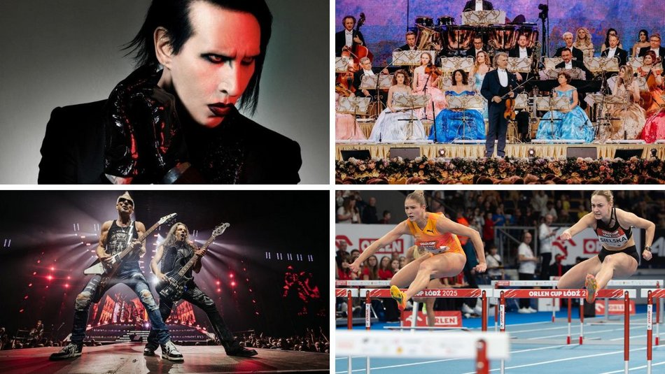 Łódź. Marilyn Manson, Andre Rieu, Scorpions i biegczki przez płotki