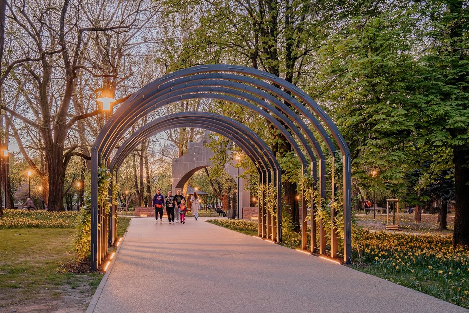 Łódź. Park Staromiejski w Łodzi