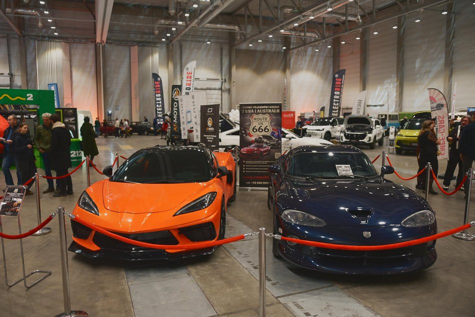 Łódź. Łódzkie Targi Motoryzacyjne w hali Expo Łódź. Klasyki, auta przyszłości, dealerzy i więcej