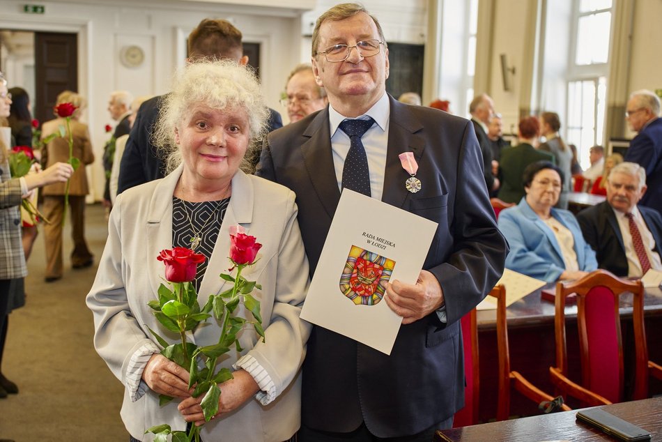 Małżeństwa z Łodzi uhonorowane medalami za wieloletnie pożycie