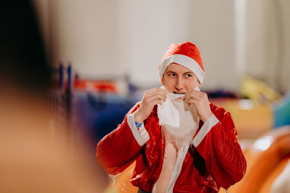 Aquapark Fala opanowały Mikołaje