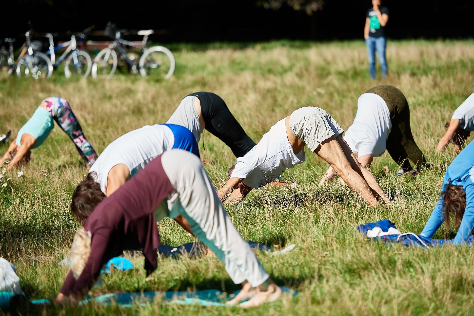 Йога в парках Лодзі 
