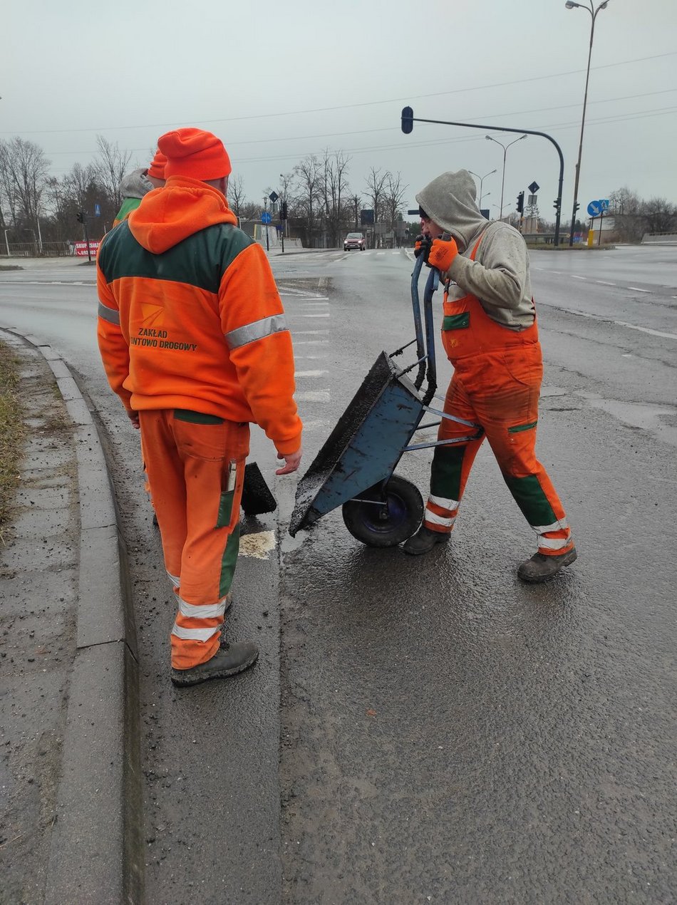 Prace na Strykowskiej i Szczecińskiej