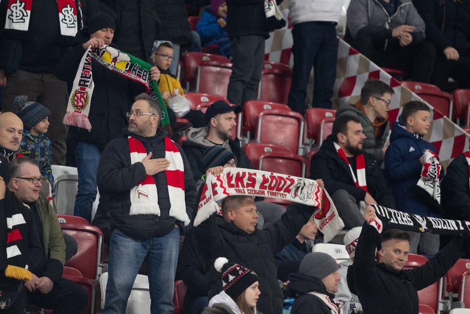 Kibice na meczu ŁKS Łódź z Miedzią Legnica. Odszukaj się w naszej galerii