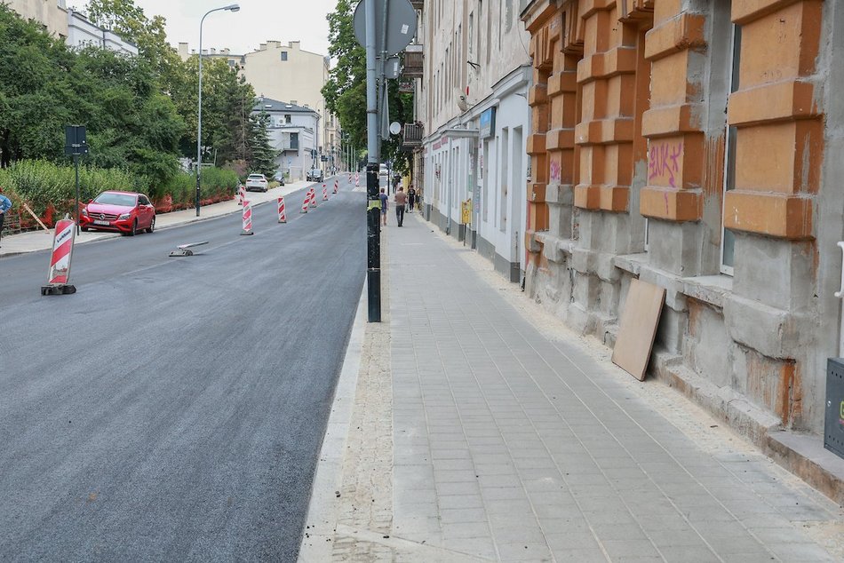 Łódź. Remont Sterlinga w Łodzi. Trwają ostatnie prace przed otwarciem ulicy