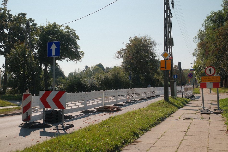 Łódź. Remont Marysińskiej