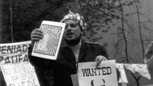 Łódź pełna strajków! A Krzysztof Skiba na czele studenckich happeningów [ARCHIWALNE ZDJĘCIA]