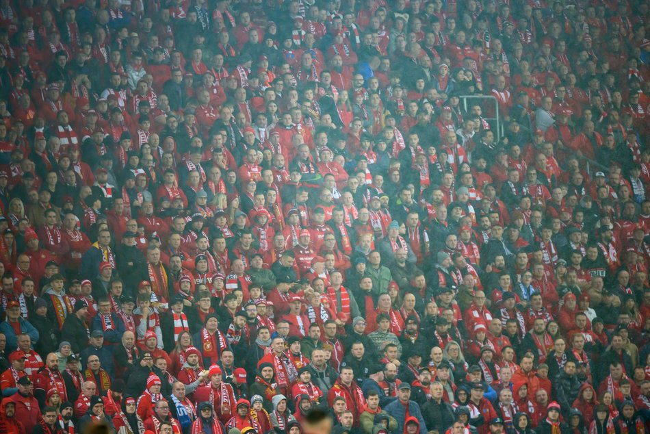 Kibice na meczu Widzewa Łódź z Legią Warszawa. Byłeś/aś? Odszukaj się w galerii