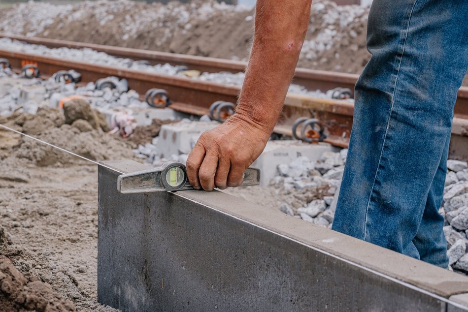 Remont Konstantynowskiej - gotowe torowisko