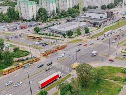 Łódź. Ulica Aleksandrowska w Łodzi przed remontem