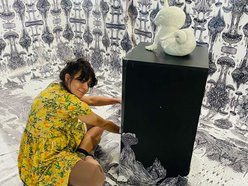 Łódź. Czarne chmury. Wystawa Kimby Frances Kerner