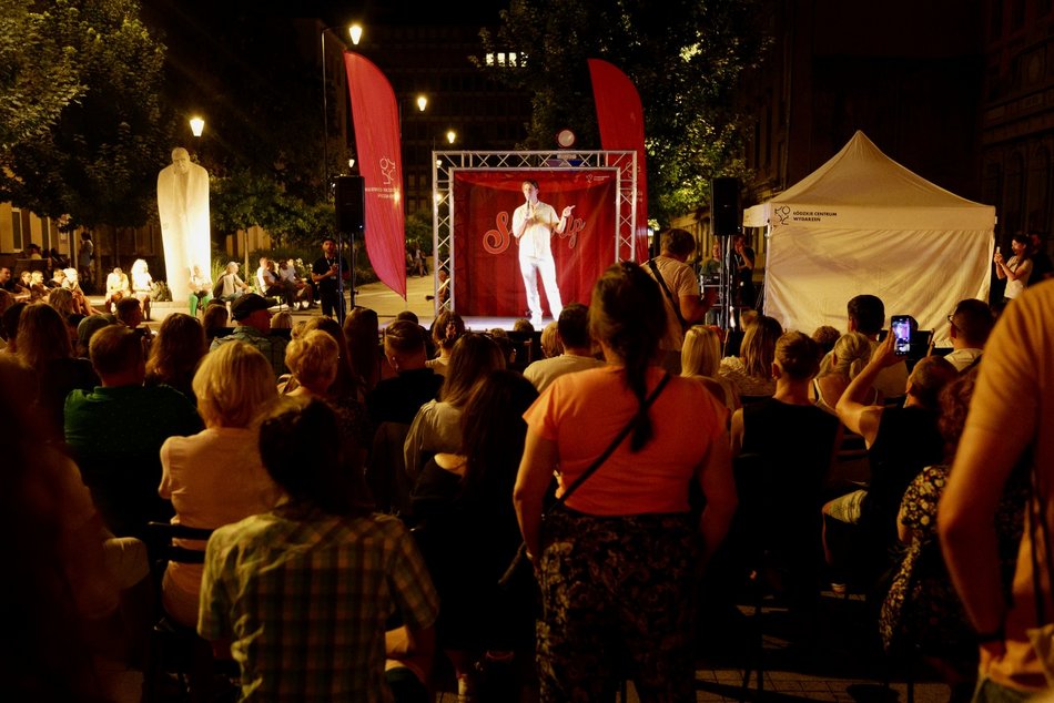 Łódź. Stand-up Piotrkowska w Łodzi. Mnóstwo śmiechu w upalny wieczór