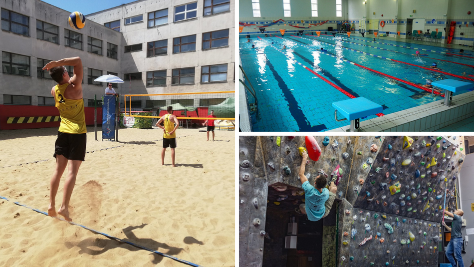 Łódź. Sportowe atrakcje przy szkołach w Łodzi. Pływalnie, Orliki i ściany wspinaczkowe dostępne dla Łodzian