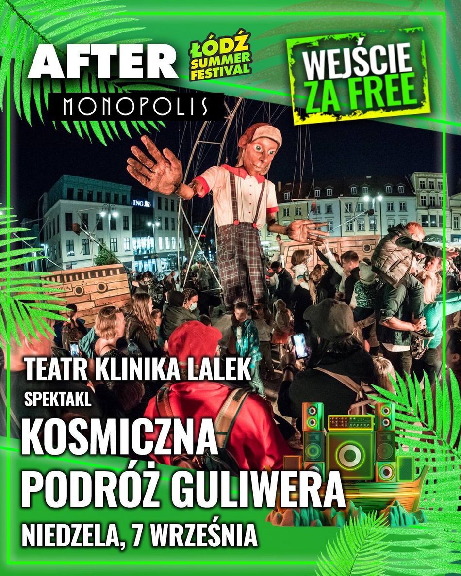 Łódź. Teatr Uliczny Klinika Lalek