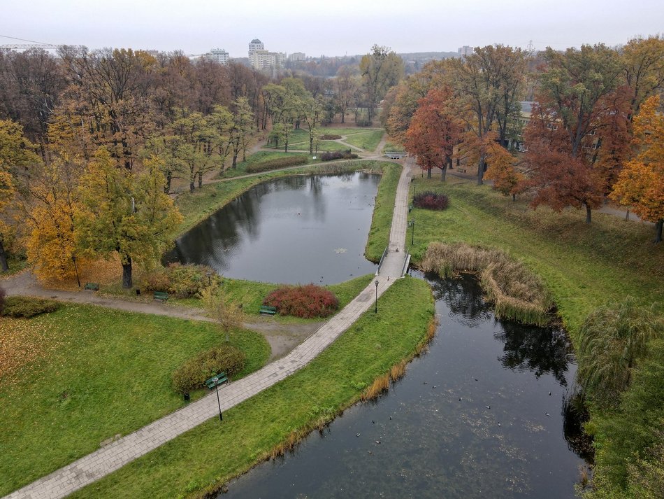 zdjęcia parku helenów z lotu ptaka