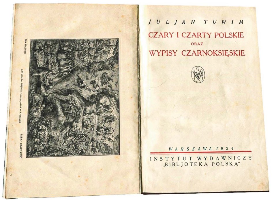 Julian Tuwim, "Czary i czarty polskie" oraz "Wpisy czarnoksięskie" 