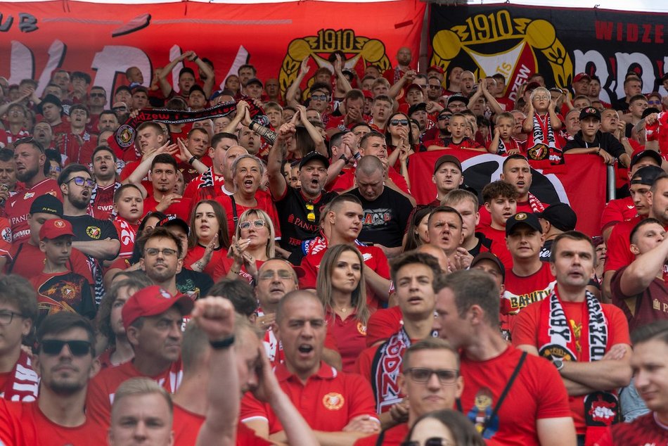 Łódź. Kibice na meczu Widzewa Łódź z Zagłębiem Lubin. Byłeś? Odszukaj się w galerii