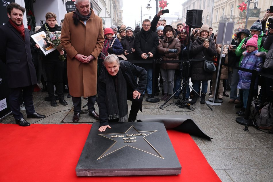 Andrzej Bartkowiak gwiazdą w Alei Gwiazd w Łodzi. Twórca z Hollywood uhonorowany na Piotrkowskiej