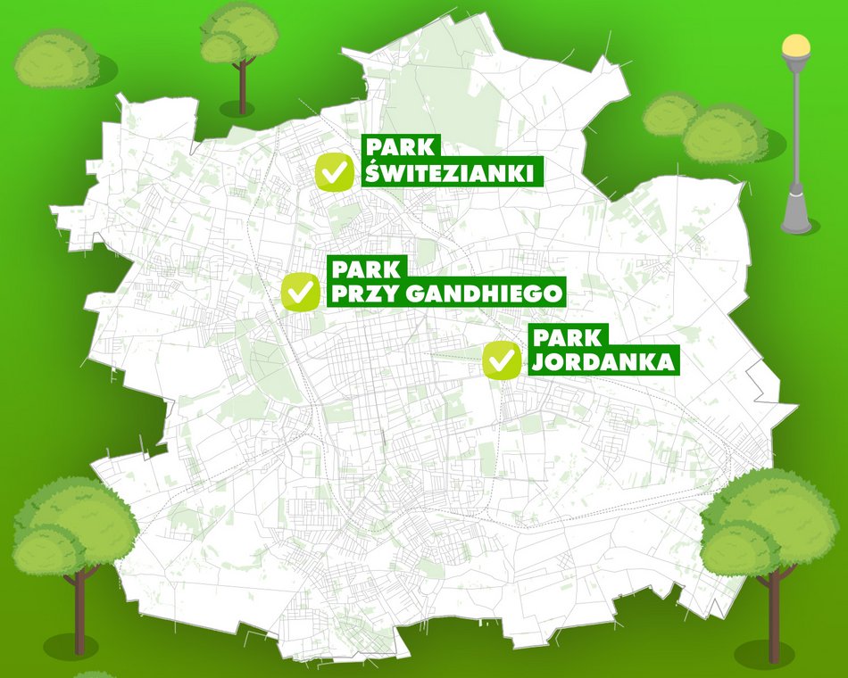 W Łodzi mają powstać trzy nowe parki leśne
