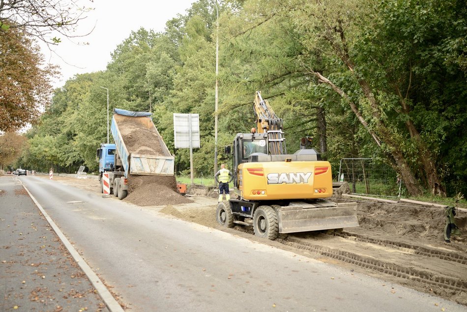 Krakowska przejezdna pod koniec października