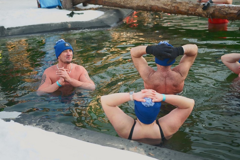 Łódź. Miłośnicy zimnych kąpieli w Orientarium Zoo Łódź